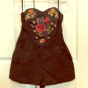 Kimchi blue (urban outfitters) black romper